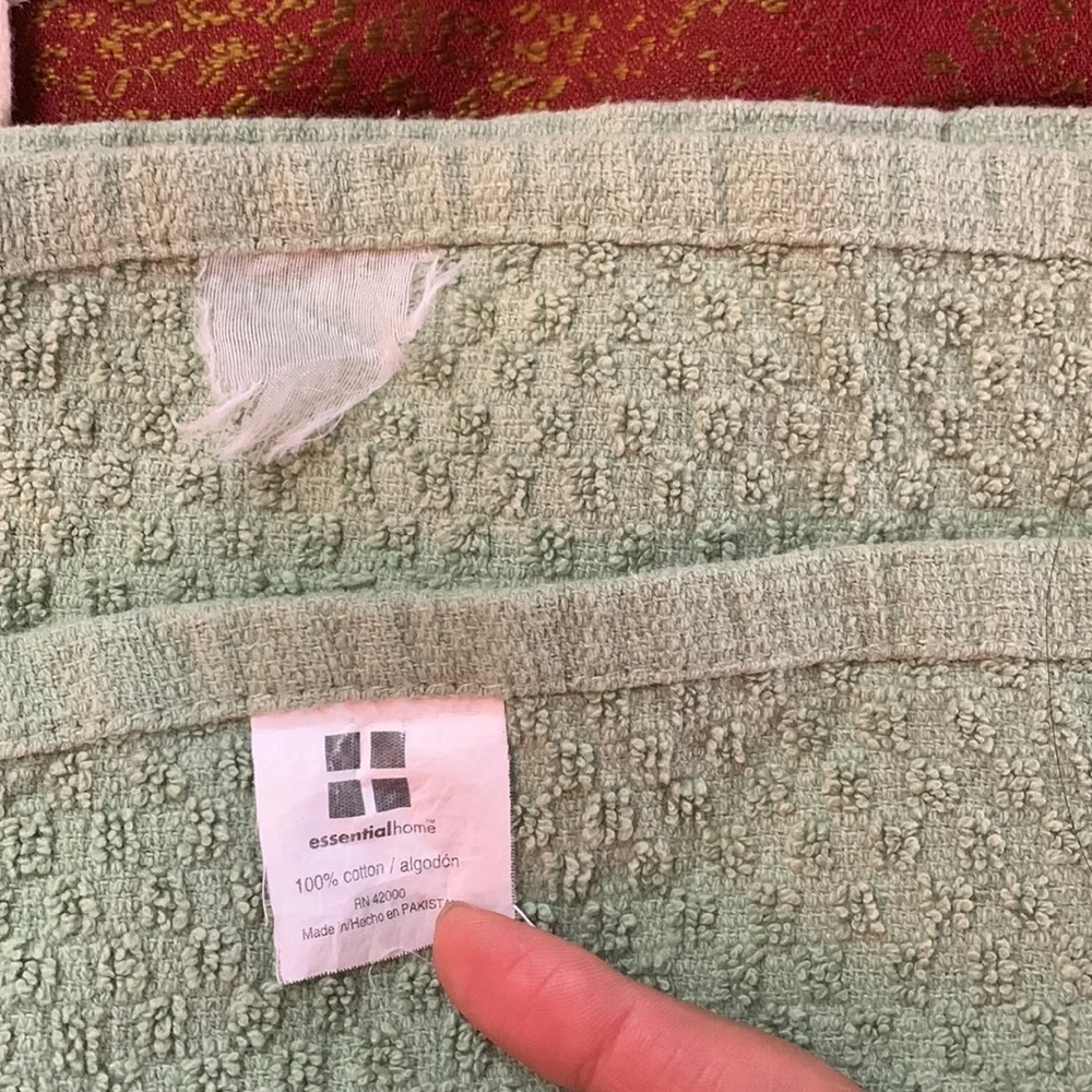 Superior Square Towels set/washcloth of 6 pieces
